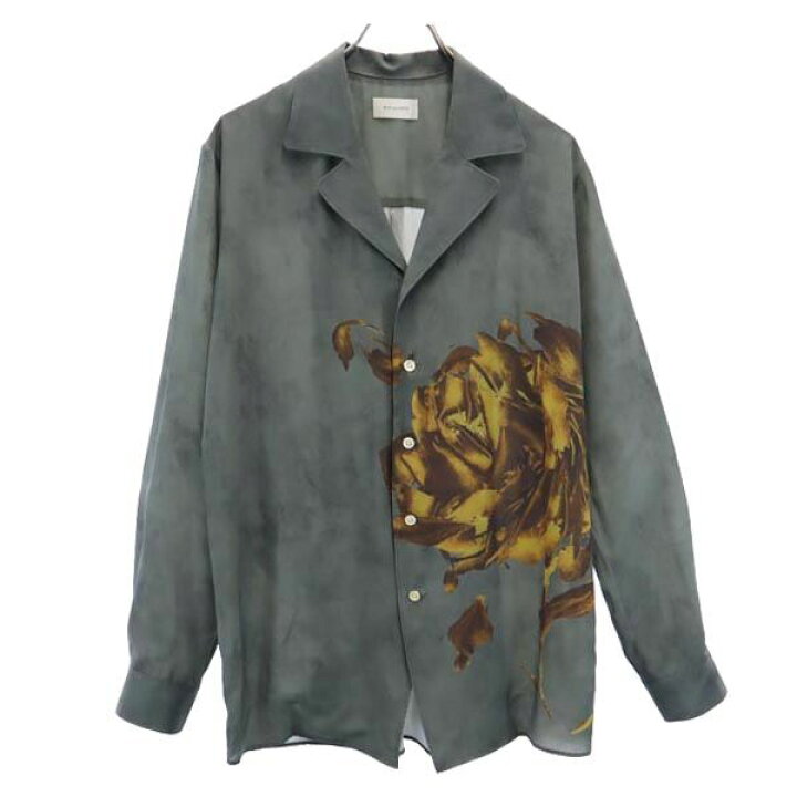 楽天市場】ベッドフォード 日本製 花柄 長袖 シャツ 1 グレー BED J.W.  