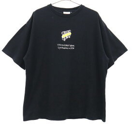 ヴィジョンストリートウェア プリント 半袖 Tシャツ M ブラック VISION STREET WEAR メンズ 【中古】 【230612】