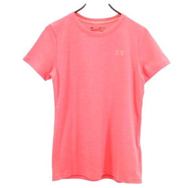 アンダーアーマー スポーツ トレーニング Tシャツ SM ピンク系 UNDER ARMOUR メンズ 【中古】 【230428】 メール便可