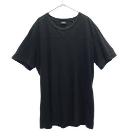 ディーゼル 半袖 Tシャツ XL ブラック DIESEL メンズ 【中古】 【230803】 メール便可