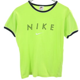 ナイキ 90s 00s 白タグ オールド 半袖 Tシャツ M グリーン系 NIKE レディース 【中古】 【240316】