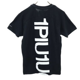 ウノピュウノウグァーレトレ バックプリント 半袖 Tシャツ M ブラック 1piu1uguale3 メンズ 【中古】 【240425】 メール便可