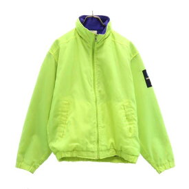 ヘリーハンセン 80s ヴィンテージ スポーツジャケット 蛍光黄 HELLY HANSEN 裏フリース素材 メンズ 【中古】 【231104】