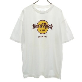 ハードロックカフェ 半袖 Tシャツ XL ホワイト HARD ROCK CAFE メンズ 【中古】 【240427】 メール便可