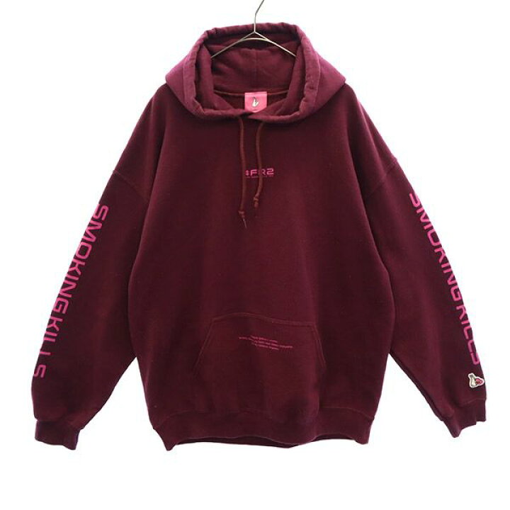 楽天市場】古着 エフアールツー FR2 プリント 長袖 スウェットパーカー  