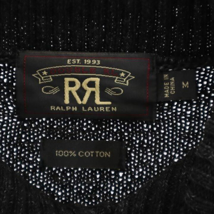 楽天市場】RRL 一ツ星 ニット M チャコールグレー型 ダブルアールエル 