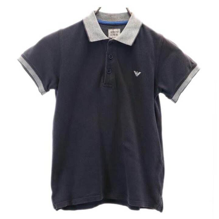 楽天市場】アルマーニジュニア 半袖 ポロシャツ 8A グレー系 ARMANI  