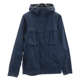 プリティーグリーン コットンジャケット XS ネイビー Pretty Green フード メンズ 【中古】 【240305】