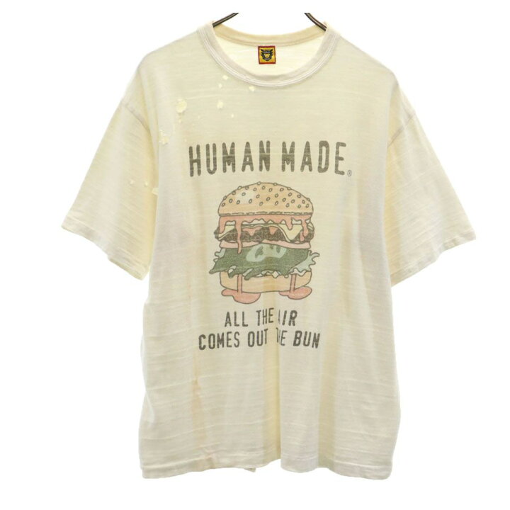 楽天市場】ヒューマンメイド ハンバーガー プリント 半袖 Tシャツ XL 