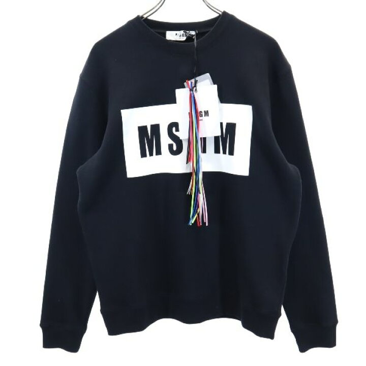 楽天市場】未使用 エムエスジーエム ロゴプリント スウェット M  