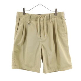 エフエーティー ディッキーズ コラボ ワーク ショートパンツ SKINNY ベージュ FAT Dickies メンズ 【中古】 【230707】