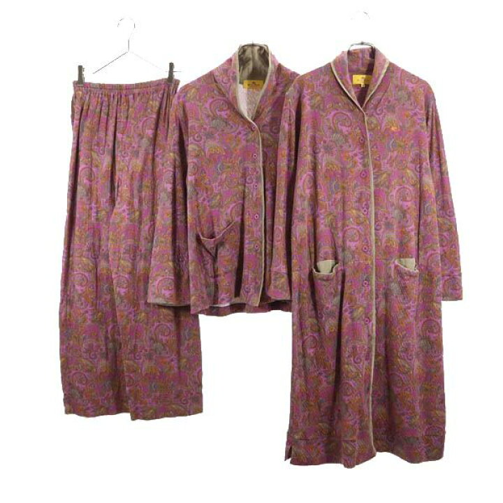 楽天市場】エトロ 日本製 総柄 パジャマ M パープル系 ETRO ルーム 