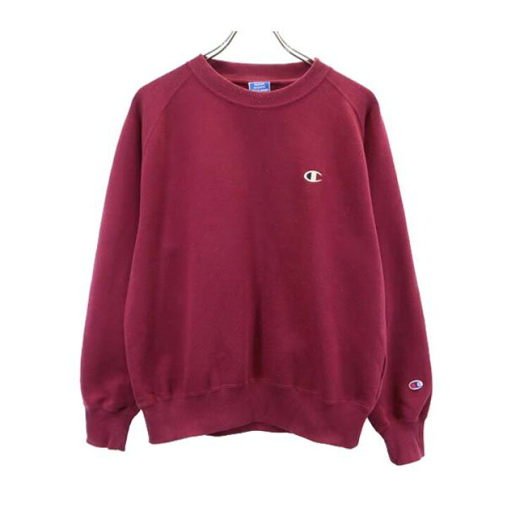 楽天市場】チャンピオン スウェット M レッド系 Champion ロゴ 長袖 