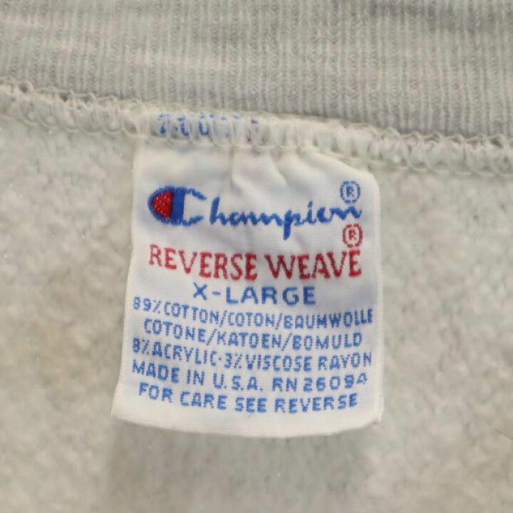 楽天市場】古着 チャンピオン Champion 90s 刺繍タグ REVERSE WEAVE  