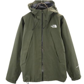 ノースフェイス NP12003 ゴアテックス アウトドア ナイロンジャケット M カーキ THE NORTH FACE レインウェア 収納袋付き ロゴ メンズ 【中古】 【230914】