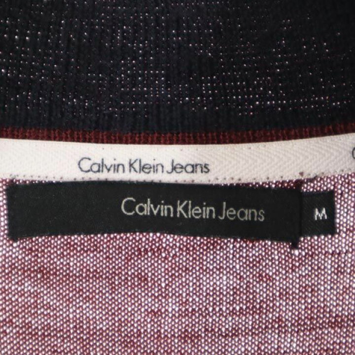 楽天市場】カルバンクラインジーンズ ニット ジップ ジャケット M 