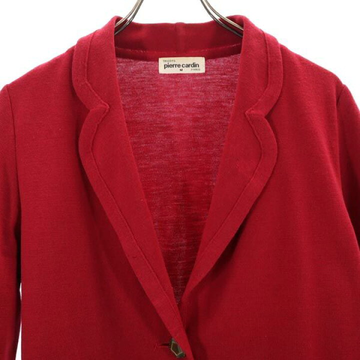 楽天市場】ピエールカルダン ウール100％ ニット テーラードジャケット  