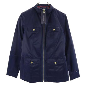 古着 未使用 TOMMY HILFIGER トミーヒルフィガー ミリタリージャケット S ネイビー レディース 【中古】 【PD】