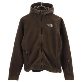 ノースフェイス アウトドア フリース S ブラウン THE NORTH FACE パーカー ロゴ WINDWALL レディース 【中古】 【230928】