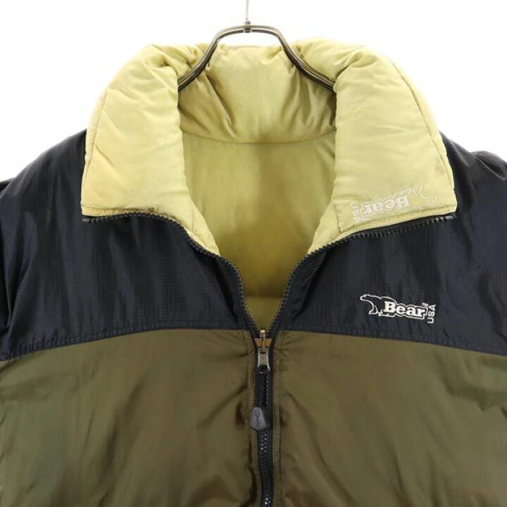 楽天市場】古着 Bear ベアー 長袖 リバーシブル ダウンジャケット S 