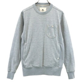 バートン 長袖 トレーナー S グレー BURTON メンズ 【中古】 【240306】