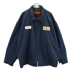 レッドキャップ 中綿ジャケット 4XL ネイビー RED KAP ビッグサイズ メンズ 【中古】 【231207】 【PD】