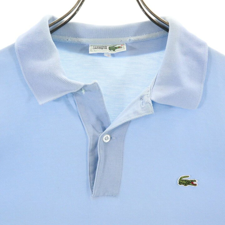 楽天市場】シュミーズラコステ 長袖 ポロシャツ 5 水色 CHEMISE 