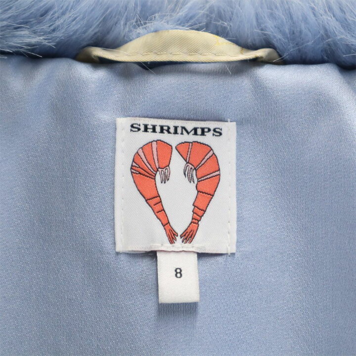 楽天市場】古着 シュリンプス SHRIMPS ファー コート 8 ブルー系 