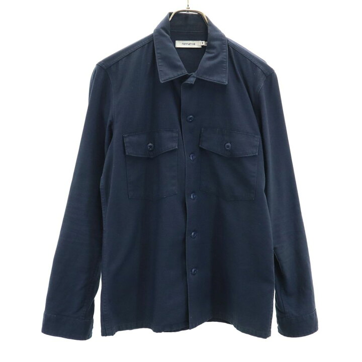 楽天市場】ノンネイティブ 日本製 長袖 シャツ 1 ネイビー系 nonnative 