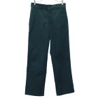 ディッキーズ ロゴワッペン ワークパンツ W30 グリーン Dickies メンズ 【中古】 【240221】