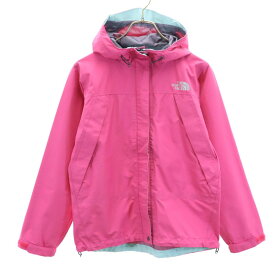 ノースフェイス NPW11215 アウトドア レインテックスエアロ ジャケット M ピンク THE NORTH FACE レインウェア 収納袋付き レディース 【中古】 【240222】