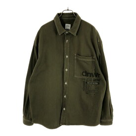 ザラ 長袖 コットンシャツ L カーキ ZARA メンズ 【中古】 【240224】