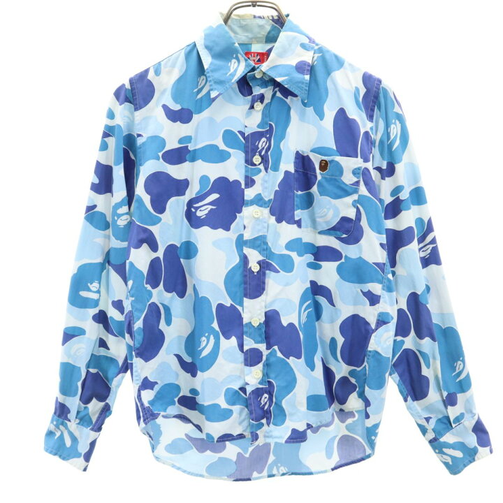 楽天市場】古着 A BATHING APE アベイシングエイプ 総柄 長袖 シャツ 