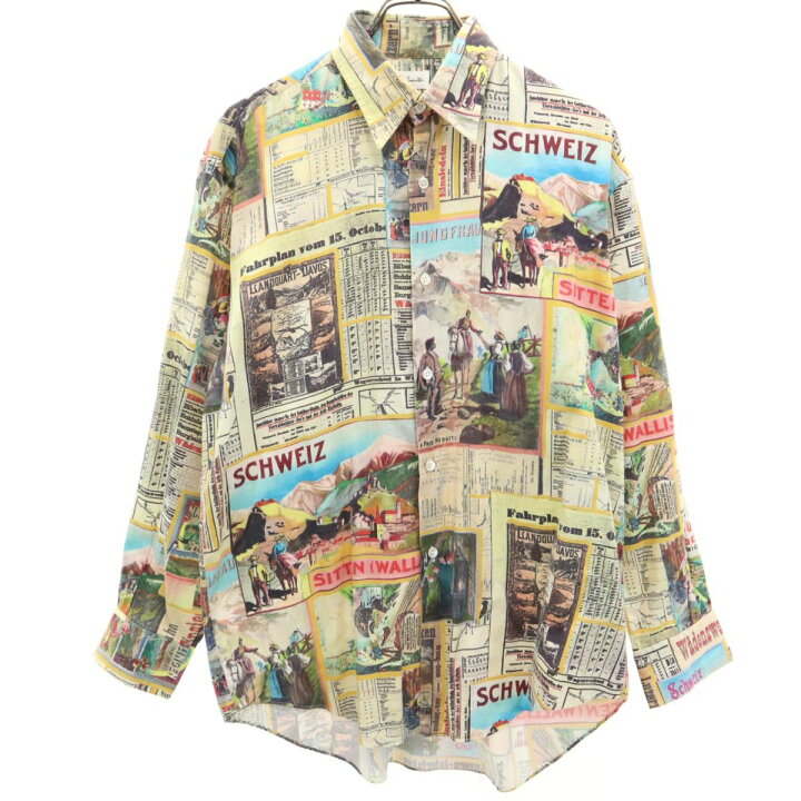 楽天市場】古着 ポールスミス Paul Smith 総柄 長袖 シャツ M メンズ  