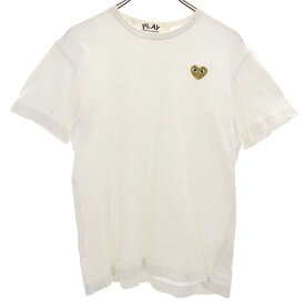 プレイコムデギャルソン 2016年 日本製 半袖 Tシャツ M ホワイト PLAY COMME des GARCONS メンズ 【中古】 【240515】 メール便可