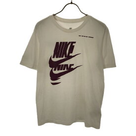 ナイキ バックプリント 半袖 Tシャツ S ホワイト NIKE メンズ 【中古】 【240529】 メール便可