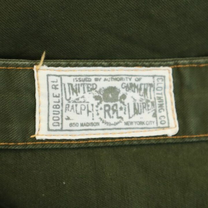 楽天市場】RRL 黒タグ 一ツ星 ハンティングシャツ L カーキグリーン  