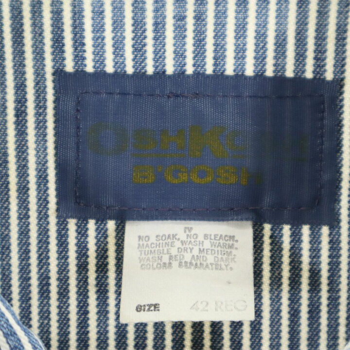 楽天市場】オシュコシュ 70s USA製 ヴィンテージ 長袖 ヒッコリー 