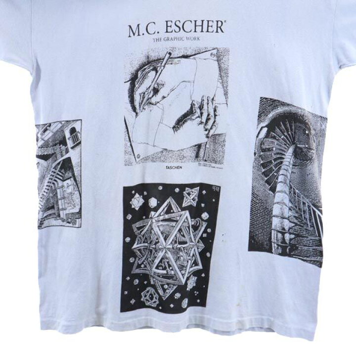 楽天市場】古着 マウリッツエッシャー M C Escher 90s USA製 マルチ だ  