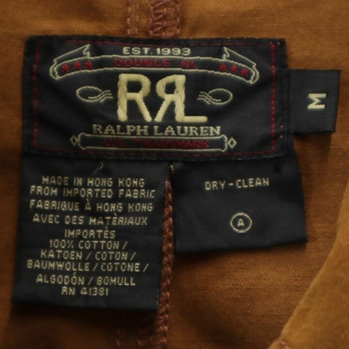 楽天市場】RRL 初期黒タグ 赤三ツ星 ラルフ ワークジャケット M ダブル 