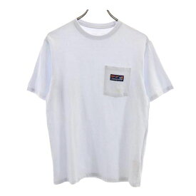 古着 patagonia パタゴニア アウトドア 半袖 Tシャツ XS ブルー系 メンズ 【中古】 【PD】