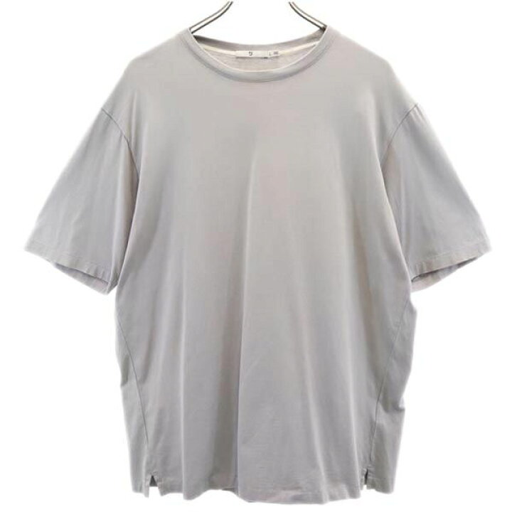 楽天市場】ユニクロ プラスジェイ コラボ 半袖 Tシャツ L ライトグレー  