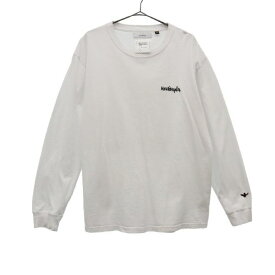 インヘリット マークゴンザレス コラボ プリント 長袖 Tシャツ M ホワイト INHERIT ロンT MARK GONZALES メンズ 【中古】 【231004】