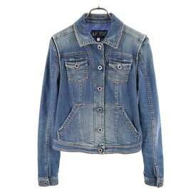 アルマーニジーンズ 2WAY デニムジャケット S ARMANI JEANS ジージャン レディース 【中古】 【230315】