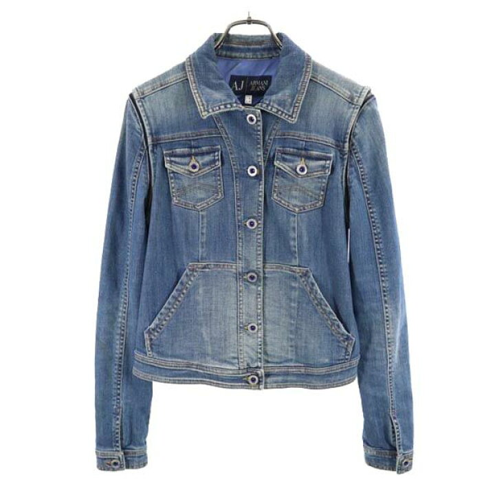 楽天市場】アルマーニジーンズ 2WAY デニムジャケット S ARMANI JEANS 