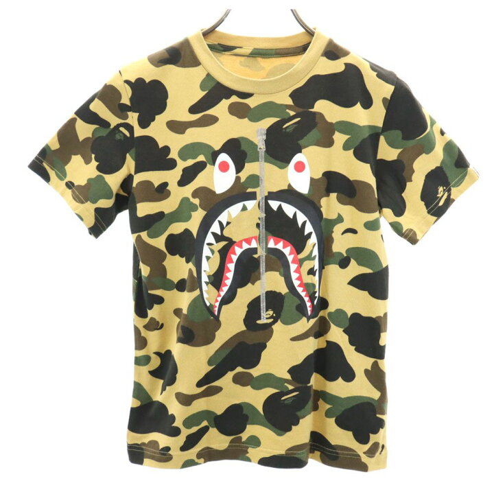 楽天市場】アベイシングエイプ カモフラ柄 半袖 Tシャツ 140 ベージュ  