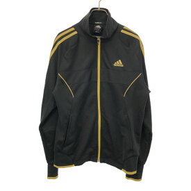 アディダス トレーニング 長袖 ジャージジャケット M ブラック adidas メンズ 【中古】 【240321】 【PD】