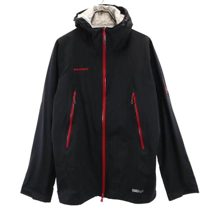 楽天市場】マムート ナイロンジャケット XL ブラック ×レッド Mammut 