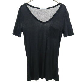アレキサンダー ワン 半袖 Tシャツ XS ブラック ALEXANDER WANG ポケT メンズ 【中古】 【240408】 メール便可