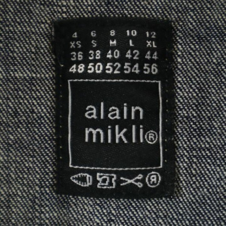 楽天市場】アランミクリ ハイネック デニムジャケット M alain mikli  